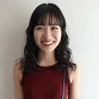 セミロング パーマ ヘアアレンジ 🌐サトウ リョウ🌐のヘアスタイル