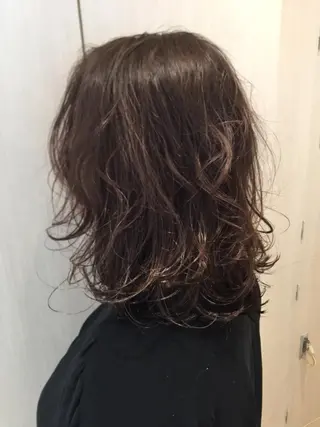 ミディアム 堀井 猛史のヘアスタイル