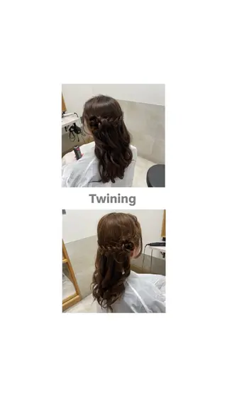 ロング Go today shaire salon所属・BLEACH 🟥 PERM 天神🏆のヘアスタイル