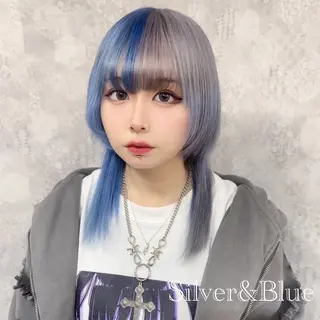 カラー 艶髪ハイトーン /RYUUKI/栄のヘアスタイル