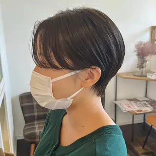 ショート カラー 伊藤ゆかり/髪質改善 /透明感カラーのヘアスタイル