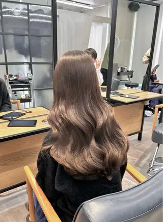 ロング カラー 韓国×髪質改善カラー 💎hinaのヘアスタイル