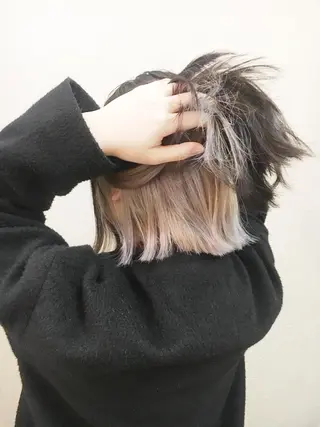 ミディアム LANI OOSAKAのヘアスタイル