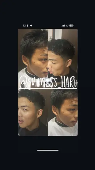 ショート メンズ guinness所属・石田 陽土のヘアスタイル