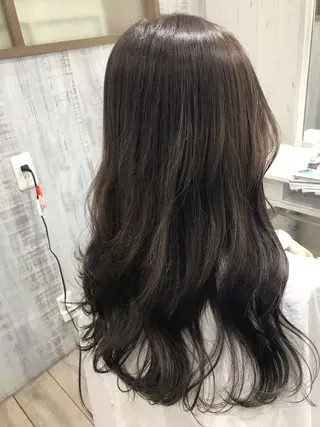 ロング ネモトメイナ🌿 今月末で退職しますのヘアスタイル