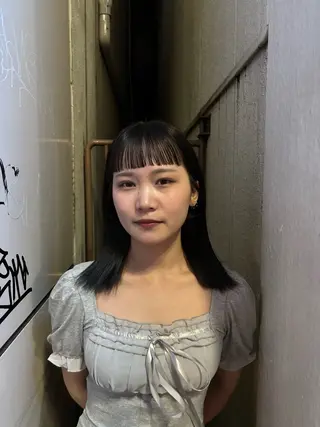 セミロング AR.MARA  hair studio所属・ボブカット艶カラー ◾️フウカのヘアスタイル