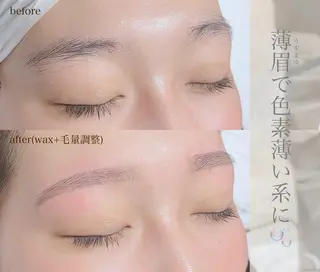 アイブロウ 眉毛&まつ毛👀 Minamiの眉毛・アイブロウイメージ