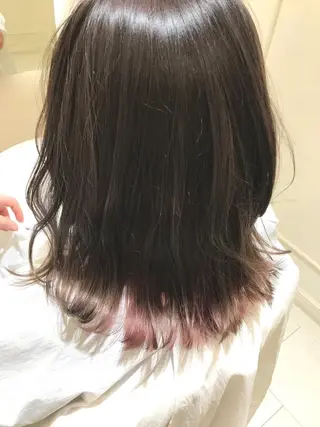 カラー 🍒顔周り/レイヤー /韓国風/アリサ🍒のヘアスタイル