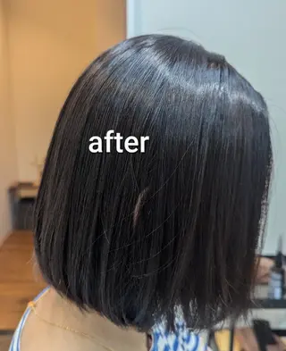 ミディアム スパニスト 中川のヘアスタイル