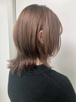 ミディアム moriofromlondon原宿本店所属・fumikaブリーチ /ウルフのヘアスタイル