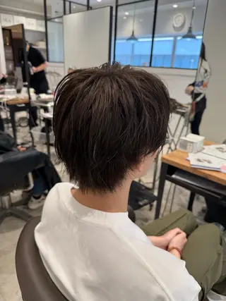 ショート カラー 髪質改善カラー ゆづきのヘアスタイル
