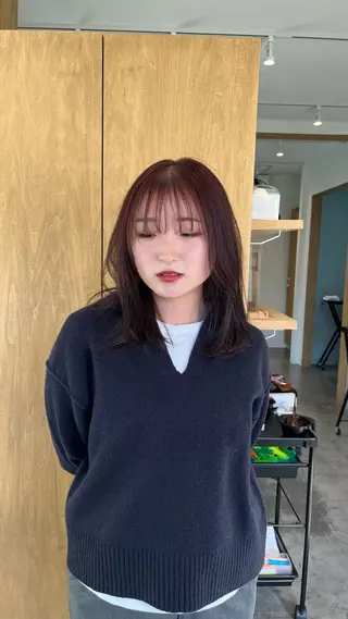 カラー Wカラー🐾 ハルナのヘアスタイル