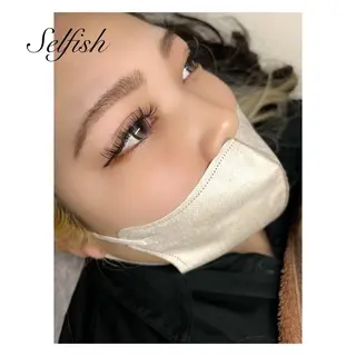 マツエク・マツパ eyelashsalonSelfish所属・. Selfishのマツエク・マツパデザイン