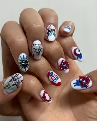 ネイル Hata nail /個性派ニュアンスのネイルデザイン