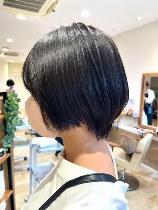 ショート カラー レイヤーカット×艶髪 /Ayanaのヘアスタイル