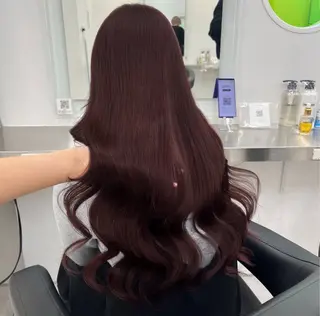 ロング カラー ヘアアレンジ 🫧🎀うる艶暖色 🏹Nanako🎀のヘアスタイル