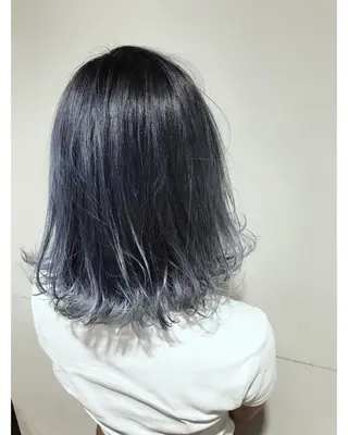 ミディアム カラー パーマ カラー/髪質改善スペ シャリスト宮本　伸一のヘアスタイル