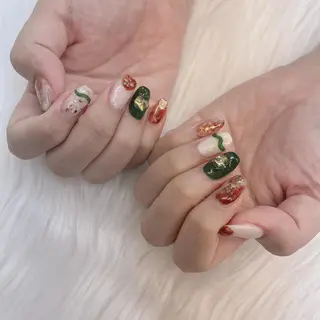 ネイル 🦋ネイルサロン ブラン🌈ゆりのネイルデザイン