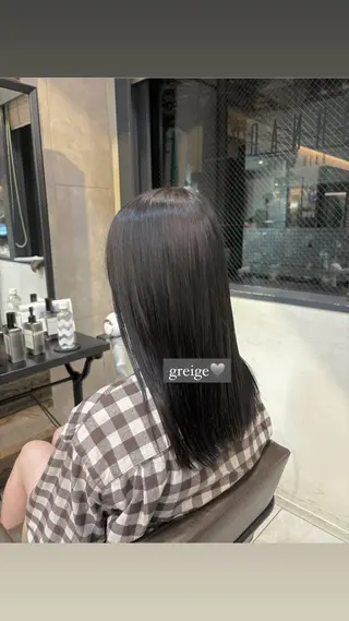 セミロング カラー ハルキ/表参道/ メンズ縮毛矯正募集中のヘアスタイル