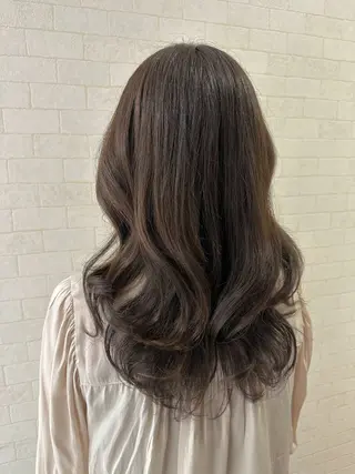 ロング カラー 大人レイヤー& 透明感カラー💄のヘアスタイル