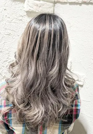 ロング ヘアアレンジ カラー ace share salon所属・桑原 祥のヘアスタイル