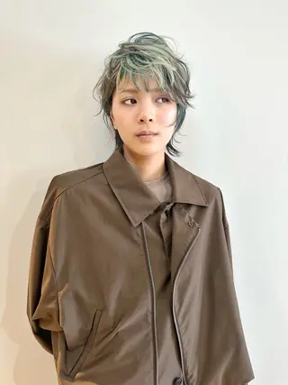 ショート カラー ノアヘアデザイン町田店所属・似合わせ特化 國吉真弥のヘアスタイル