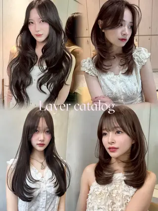 セミロング 大宮/透明感カラー 🍒古川 美涼のヘアスタイル