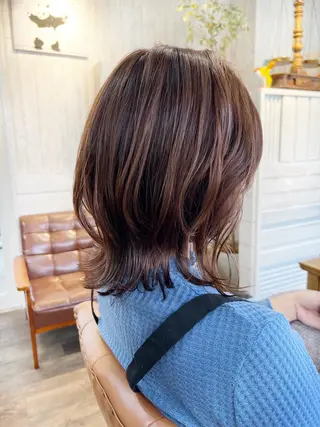 ミディアム 透明感/レイヤー /ayaneのヘアスタイル