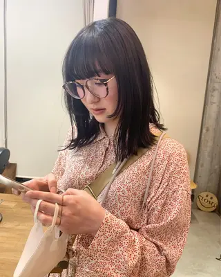 ミディアム カラー OLSEN D.B.A BALLOON HAIR所属・表参道OLSEN✂︎ nanamiのヘアスタイル