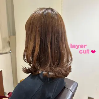 ミディアム A. Seoのヘアスタイル