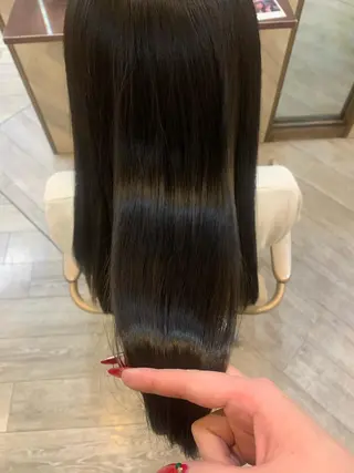 ロング number天王寺 ほたるのヘアスタイル