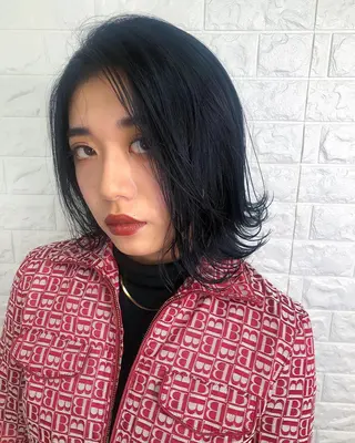 ミディアム カラー メンズパーマ/ スパイキー/神田正紀のヘアスタイル