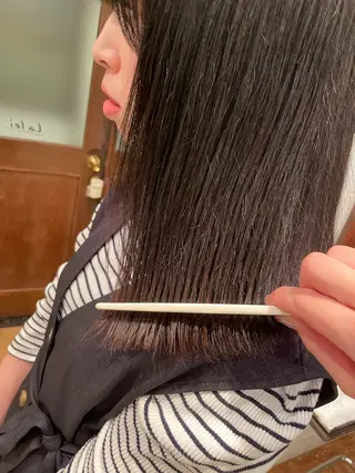 ミディアム ボブ/縮毛矯正/レイ ヤー♡Natsukiのヘアスタイル