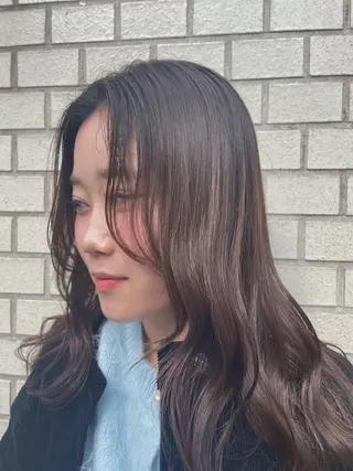 ロング カラー パーマ ヘアアレンジ ERINA/レイヤー /梅田のヘアスタイル