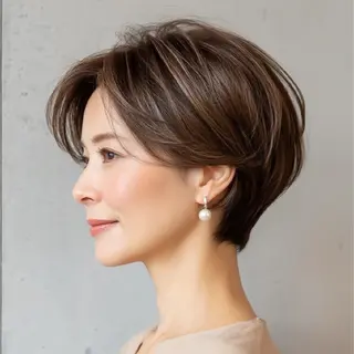 ショート カラー 安達まい/ インナーカラー✨のヘアスタイル