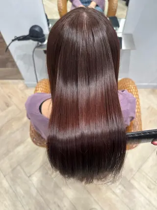 ロング カラー 菊池 諒平のヘアスタイル