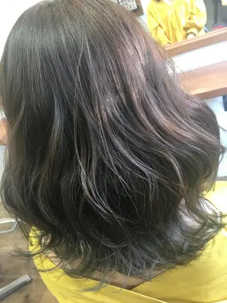 カラー ブリーチ毛縮毛矯正 👑山口のヘアスタイル