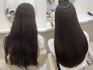ロング 髪質改善×縮毛矯正 Core梅田　片山のヘアスタイル