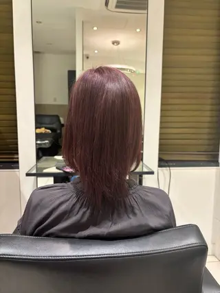 ミディアム カラー は る か モデル募集中のヘアスタイル
