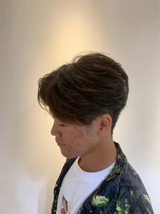 ショート メンズ スカイレビュー所属・Yu /マッシュ/ スパイキーショートのヘアスタイル