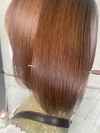 ショート 透け感ベージュ /ミハルのヘアスタイル