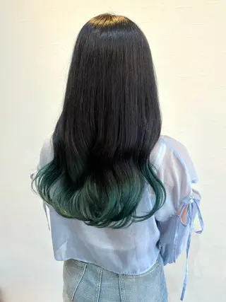 ロング カラー 𝒌𝒚𝒐𝒌𝒂 🍀のヘアスタイル