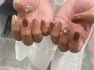 ネイル NINEnami ニュアンスネイルのネイルデザイン