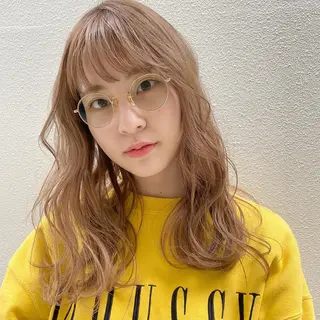 ミディアム カラー キタダ ヒロキのヘアスタイル