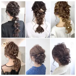 ヘアアレンジ Ricco.所属・デビュー前スタッフ スタッフのヘアスタイル