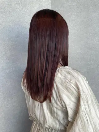 ロング カラー gotoday　shaire　saron所属・miu. ボブ/透け感カラーのヘアスタイル