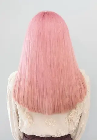 ロング カラー 🌈カラーとエクステ 🌟エクステのヘアスタイル