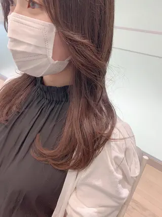 ロング 村松 萌のヘアスタイル