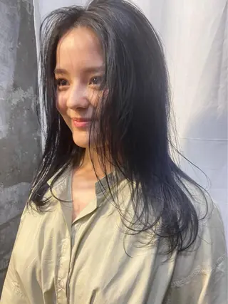 ロング カラー emu    head spa & treatment所属・髙塚碧🇰🇷 韓国ヘア🎗️のヘアスタイル