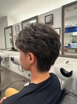ミディアム ヘアアレンジ 高木 龍之介のヘアスタイル